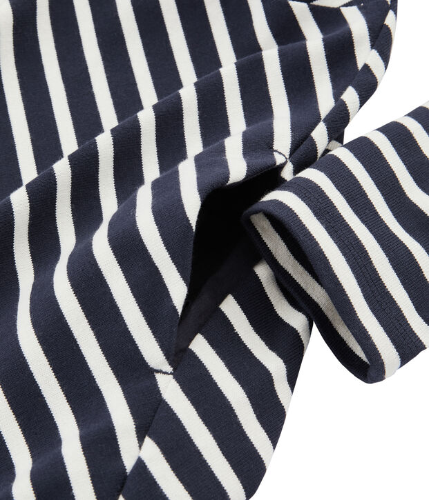 Lang&auml;rmliges Kleid f&uuml;r Damen blau/weiss