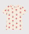 T-Shirt LE DROIT aus Baumwolle mit Rundhalsausschnitt weiss AVALANCHE/ MULTICO
