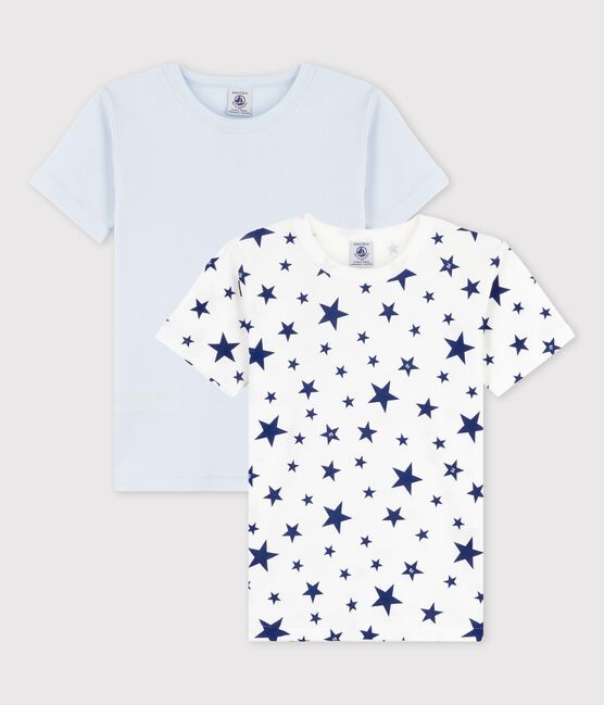 2er-Set kurzärmelige T-Shirts mit Sternchen für Jungen variante 1