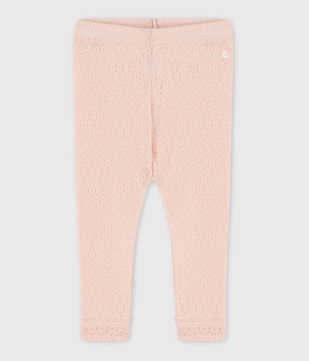 Baby-Leggings aus Baumwolle rosa