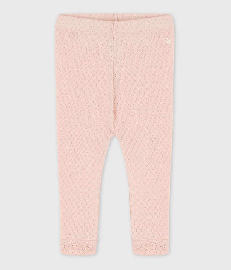 Baby-Leggings aus Baumwolle rosa