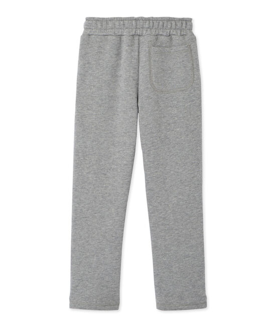 Jungen-Hose aus Molton grau SUBWAY CHINE