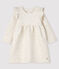 Langärmeliges Baby-Kleid für Mädchen beige MONTELIMAR CHINE