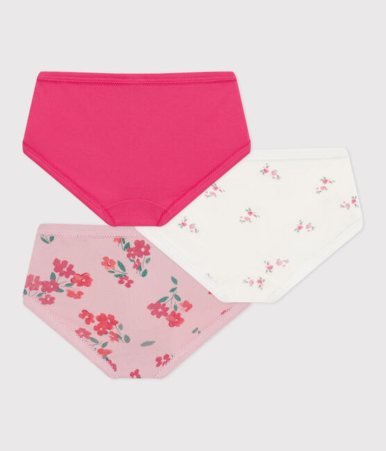 Set Kinder-Slips High Waist aus Baumwolle mit Blumenmotiv variante 1