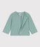 Baby-Cardigan aus dichtem Jersey grün PAUL