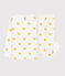 Kinderpyjama aus Bio-Baumwoll-Doppeljersey mit gelbem Herzmotiv weiss MARSHMALLOW/gelb OCRE