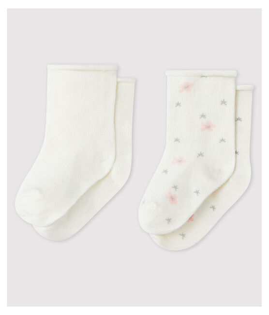 2er-Set festliche Babysocken für Mädchen variante 1