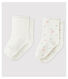 2er-Set festliche Babysocken für Mädchen