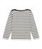 Kinder-Seemannshemd Jungen beige COQUILLE/blau SMOKING