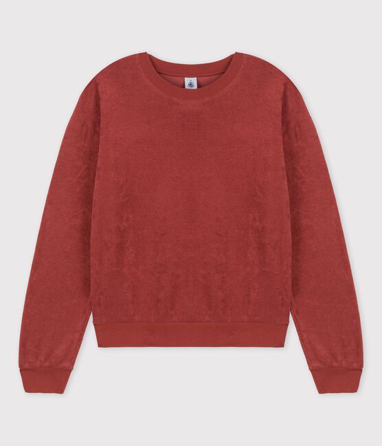 Sweatshirt aus Baumwolle für Damen braun OMBRIE