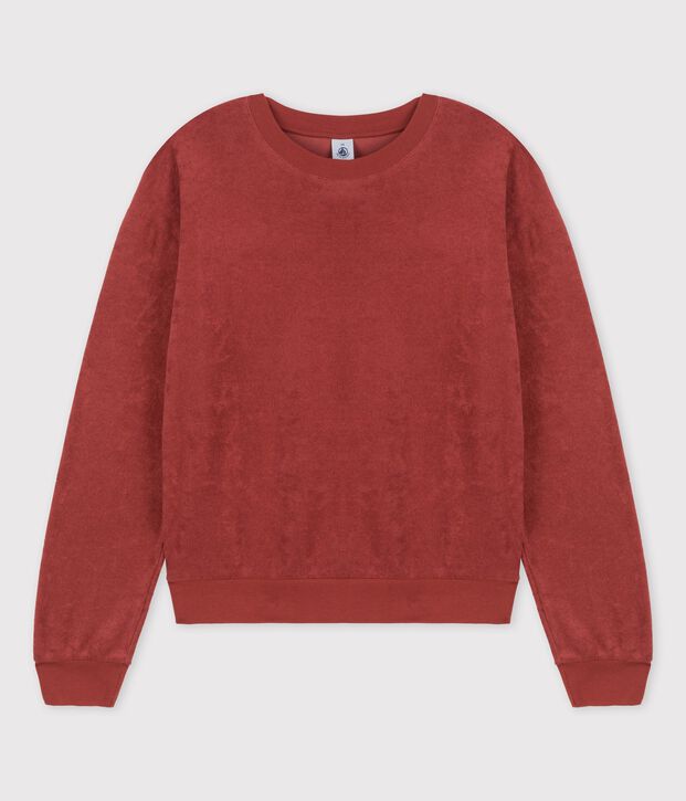Sweatshirt aus Baumwolle f&uuml;r Damen braun