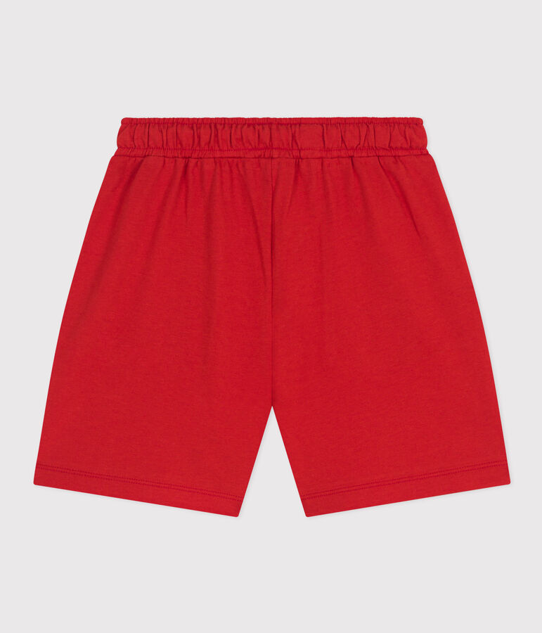 Kinder-Short aus Baumwolle f&uuml;r Jungen rot