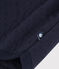 Baby-Sweatshirt aus gestepptem Doppeljersey blau SMOKING