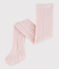 Baby-Strumpfhose aus Wolle für Mädchen rosa MINOIS