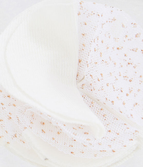 Kinder-T-Shirt für Mädchen weiss MARSHMALLOW