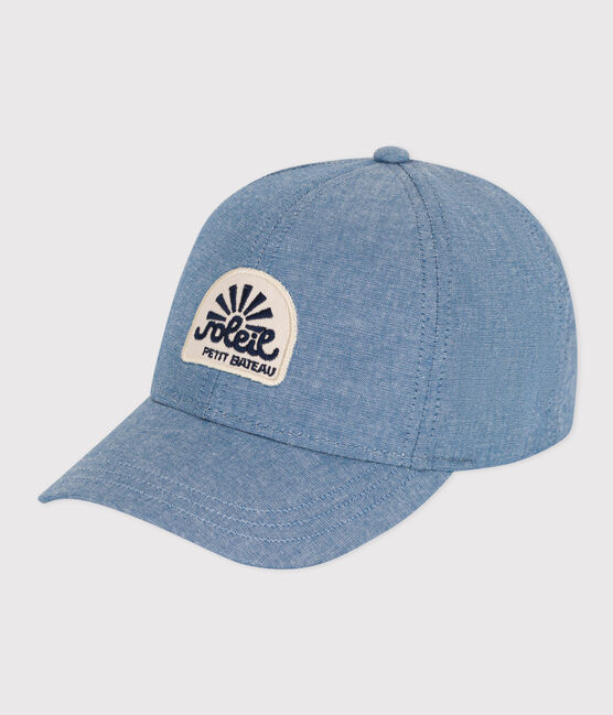 Schirmmütze aus himmelblauem Denim Kinder DENIM TRES CLAIR