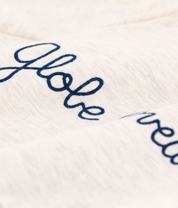 Lang&auml;rmeliges Kleid aus Molton f&uuml;r M&auml;dchen MONTELIMAR CHINE