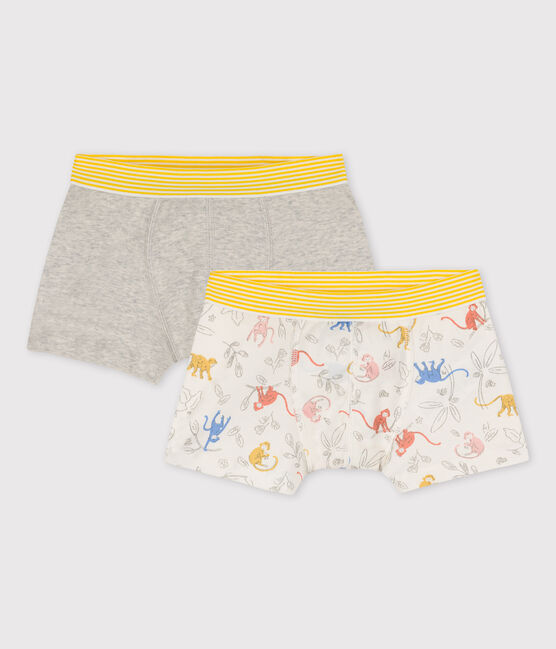 2er-Set Boxershorts aus Bio-Baumwolle mit Affenmotiv für Jungen variante 1