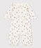 Bedruckter Baby-Kombi-Overall aus Baumwolle weiss MARSHMALLOW/weiss MULTICO