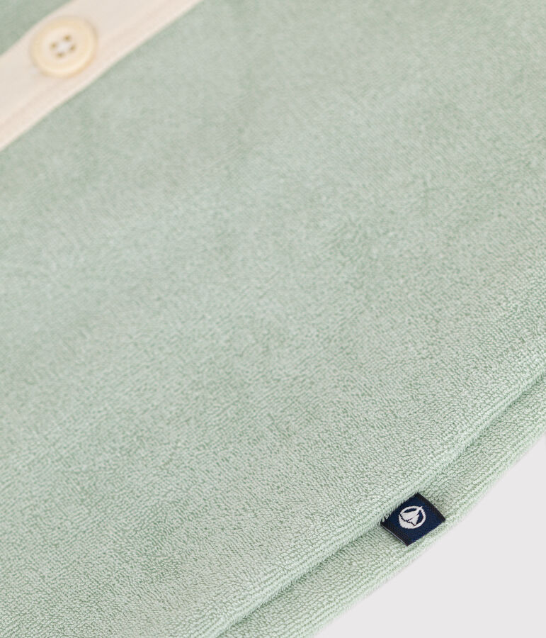 Baby Kurz-Overall aus Frottee gr&uuml;n