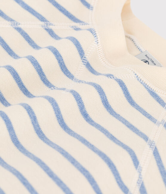 Kinder-Sweatshirt aus Baumwolle für Mädchen/Jungen weiss AVALANCHE/ SKY CHINE