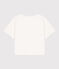 Damen-T-Shirt LE BOXY aus Baumwolle weiss MARSHMALLOW