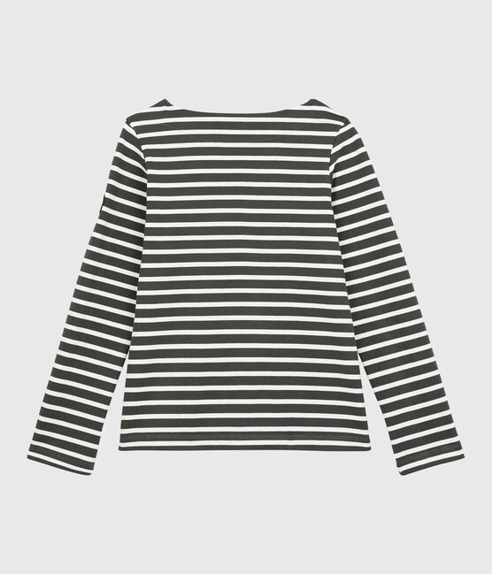 Marineshirt für Damen grau ORAGE/weiss MARSHMALLOW