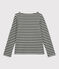 Marineshirt für Damen grau ORAGE/weiss MARSHMALLOW
