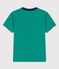 Kurzärmeliges T-Shirt aus Baumwolle für Jungen grün GAZON