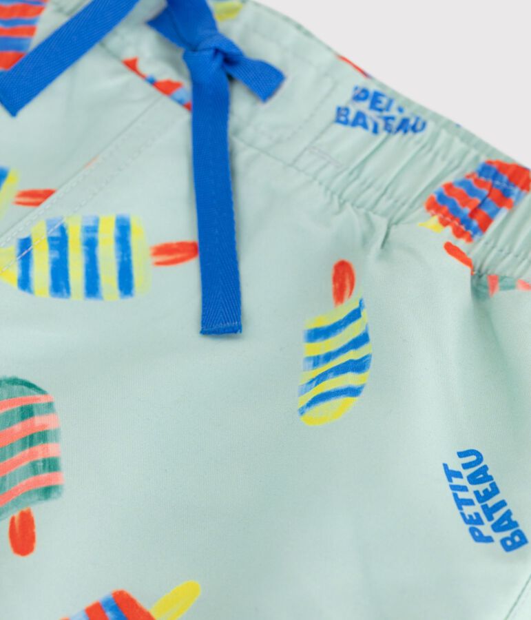 Kinder-Badeshorts mit Muster SPRAY/ MULTICO
