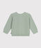 Baby-Cardigan aus Baumwollstrick grün HERBIER