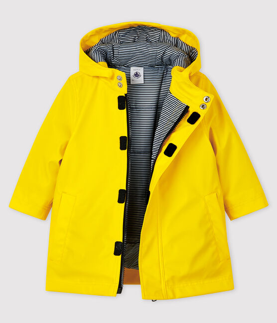 Wasserdichte Baby-Daunenjacke für Mädchen/Jungen gelb JAUNE