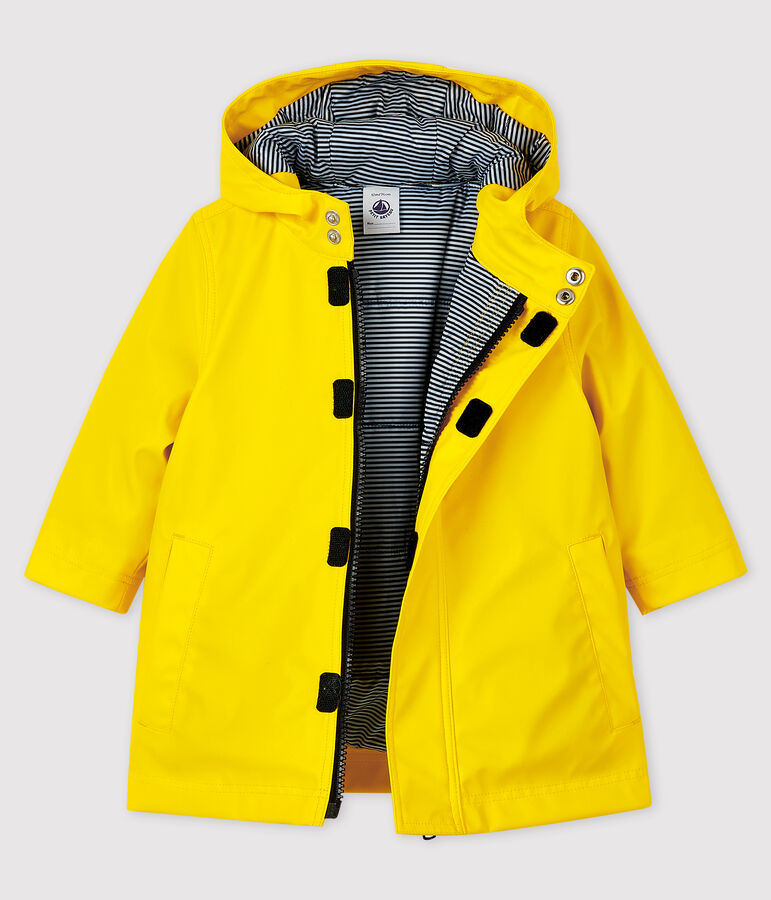 Wasserdichte Baby-Daunenjacke f&uuml;r M&auml;dchen/Jungen gelb JAUNE