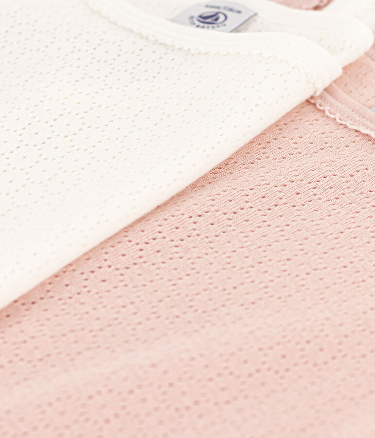 2er-Set einfarbige Spaghetti-Tops f&uuml;r M&auml;dchen vielfarbig