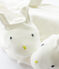 Baby-Set mit Mütze und Schuhen mit Kaninchen-Print aus Bio-Baumwoll-Doppeljersey variante 1