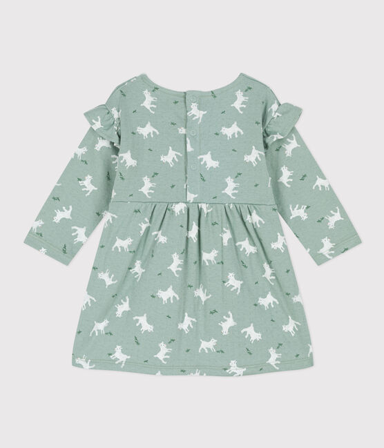 Langärmeliges Babykleid aus bedrucktem Doppeljersey PAUL/ MULTICO