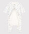 Baby-Bodyjama Heho aus Doppeljersey weiss MARSHMALLOW/ CREPUSCULE