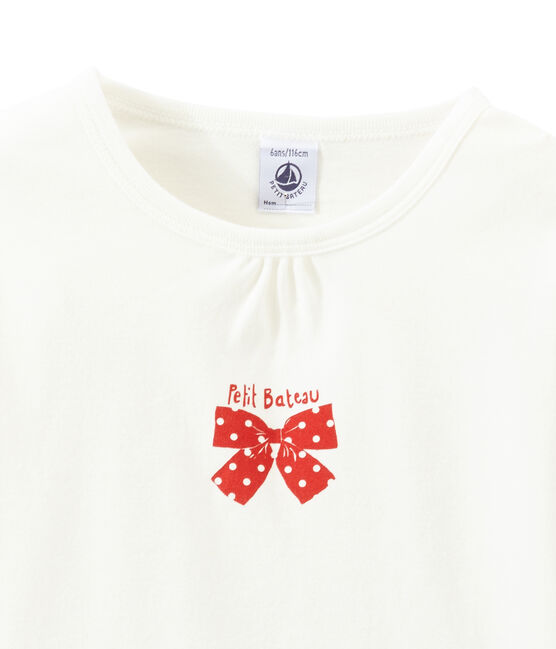 Mädchen Schlafanzug rot TERKUIT/weiss MARSHMALLOW