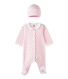 Baby-Mädchen-Strampler und Mütze für Neugeborene