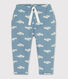 Babyhose aus Molton mit Print