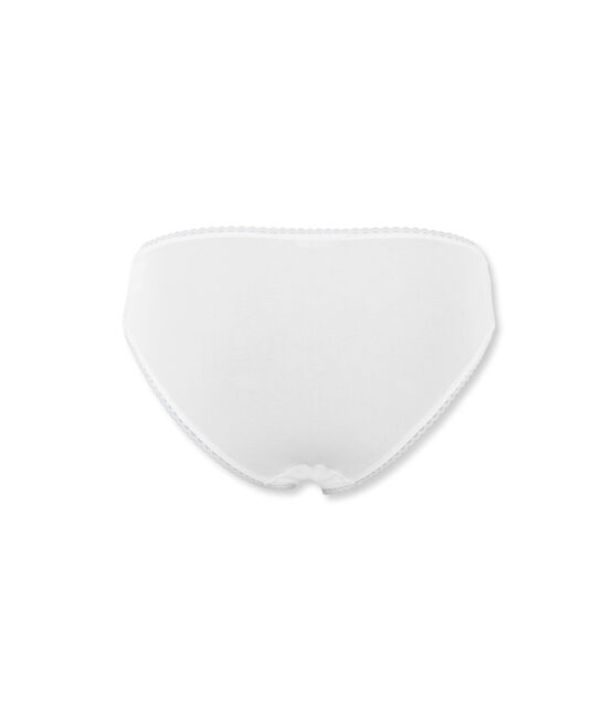 damenslip aus jersey mit lycra anteil und zweite-haut-effekt weiss LAIT