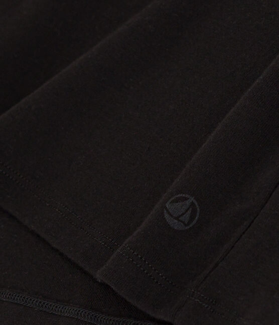 Damen-Tanktop aus Baumwolle schwarz BLACK