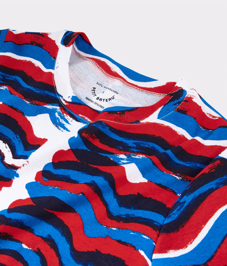 T-Shirt in einer Hy&egrave;res-Neuauflage f&uuml;r Damen weiss/vielfarbig