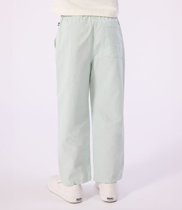 Kinder-Hose aus Baumwoll-Leinen SPRAY
