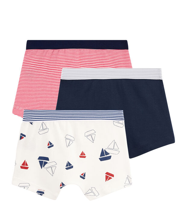 Set mit 3 Boxershorts f&uuml;r kleine Jungen vielfarbig