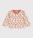 Baby-Cardigan aus gestepptem Doppeljersey mit Aufdruck