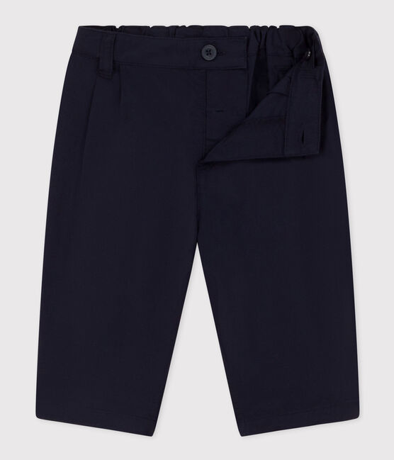 Baby-Hose aus Sergestoff blau SMOKING
