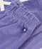 Baby-Hose aus einfarbigem Fein-Cord violett