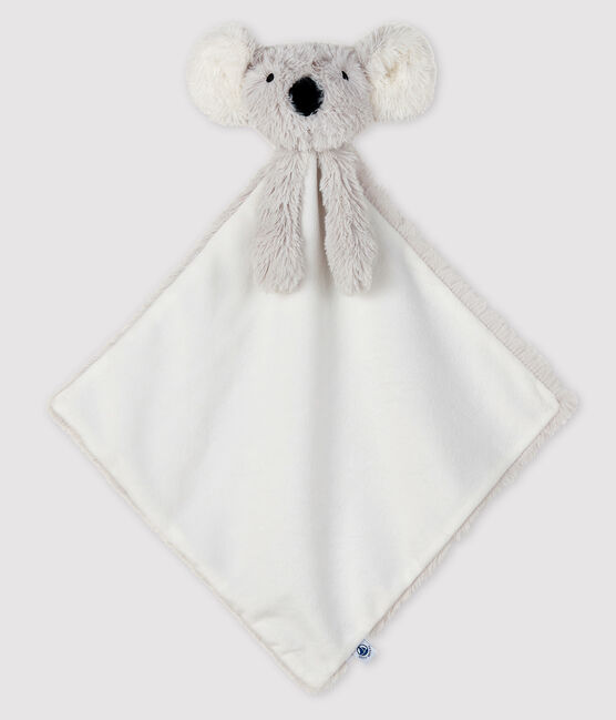 Baby-Kuschelkoala aus Polarfleece weiss MARSHMALLOW/grau GRIS