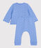 2-teiliges Baby-Set aus Baumwolle blau EDNA/weiss MARSHMALLOW